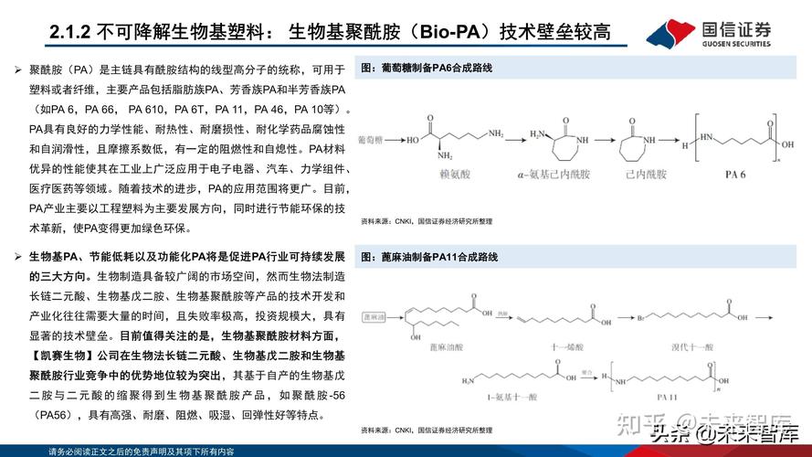 基础化工行业专题研究:生物基材料产品及行业格局梳理